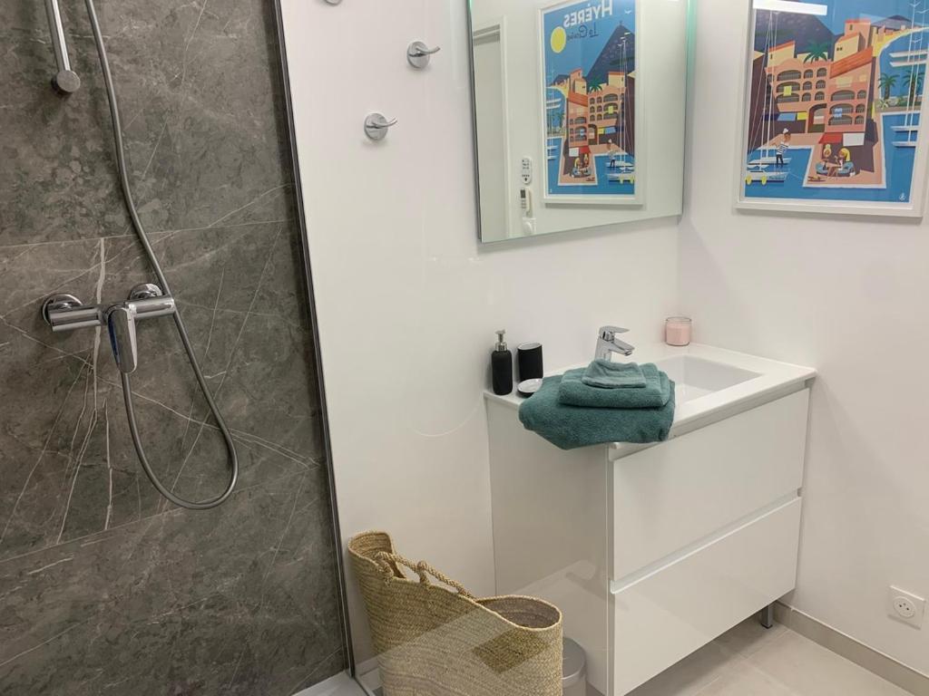Appartement Vue Sur Les Iles D'Or à Hyères Extérieur photo